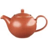 Churchill Stonecast Spiced Orange Tea Pot 15oz / 425ml -Churchill China 109662