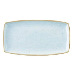 Churchill Stonecast Duck Egg Oblong Plate 14" / 35cm