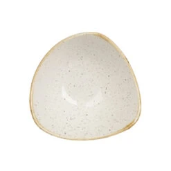 Churchill Stonecast Barley White Triangular Bowl 6 Inches / 15.3cm