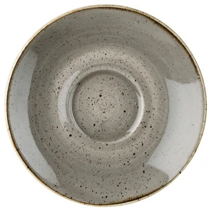 Churchill Stonecast Peppercorn Grey Cappuccino Saucer 6.25 Inch / 15.6cm 3 Churchill Stonecast Peppercorn Grey Cappuccino Saucer 6.25 Inch / 15.6cm