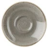 Churchill Stonecast Peppercorn Grey Espresso Saucer 4.5 Inch / 11.8cm