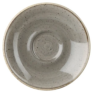 Churchill Stonecast Peppercorn Grey Espresso Saucer 4.5 Inch / 11.8cm 3 Churchill Stonecast Peppercorn Grey Espresso Saucer 4.5 Inch / 11.8cm