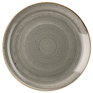 Churchill Stonecast Peppercorn Grey Coupe Plate 6.5 Inch / 16.5cm 3 Churchill Stonecast Peppercorn Grey Coupe Plate 6.5 Inch / 16.5cm