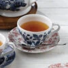 Churchill Vintage Prints Blue Bramble Georgian Tea Cup 7oz / 200ml -Churchill China 115275