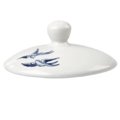 Churchill Vintage Print Blue Willow Georgian Sandringham Sugar Bowl Lid