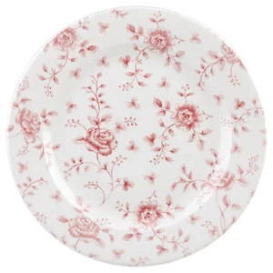 Churchill Vintage Prints Cranberry Rose Chintz Plate 12inch / 30.5cm 3 Churchill Vintage Prints Cranberry Rose Chintz Plate 12inch / 30.5cm
