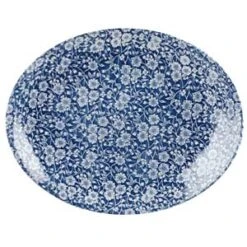 Churchill Vintage Prints Prague Victorian Calico Oval Plate 12.5inch / 31.7cm