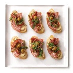 Churchill Alchemy Melamine Square Buffet Tray White 11.8inch / 30cm