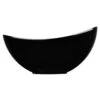 Churchill Alchemy Moonstone Melamine Buffet Bowl Black 14inch / 35.5cm -Churchill China 116789