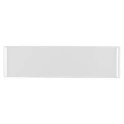 Churchill Alchemy Melamine Rectangle Buffet Tray White 22inch / 56cm