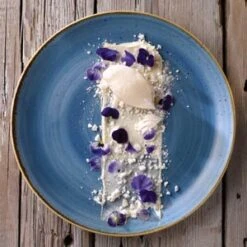 Churchill Stonecast Cornflower Blue Coupe Plate 12.7" / 32.4cm