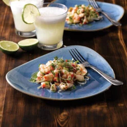 Churchill Stonecast Cornflower Blue Triangular Plate 12.25" / 31.1cm