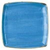 Churchill Stonecast Cornflower Blue Deep Square Plate 10.25" / 26.8cm -Churchill China 119676