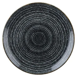 Studio Prints Homespun Evolve Coupe Plate Charcoal Black 6.5inch / 16.5cm