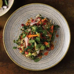 Studio Prints Homespun Evolve Coupe Plate Stone Grey 10.25inch / 26cm