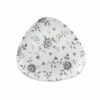 Churchill Vintage Prints Grey Rose Chintz Triangle Plates 9inch / 22.8cm -Churchill China 127620