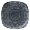 Studio Prints Homespun Square Plate Charcoal Black 8.5inch / 21.5cm 2 Studio Prints Homespun Square Plate Charcoal Black 8.5inch / 21.5cm -Churchill China 134839