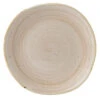 Churchill Stonecast Nutmeg Cream Organic Round Plate 10.4" / 26cm -Churchill China 134851