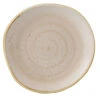 Churchill Stonecast Nutmeg Cream Organic Round Plate 7.25" / 18cm -Churchill China 134857
