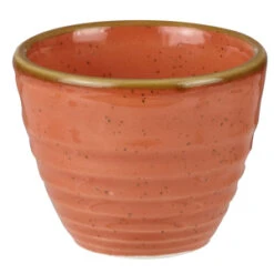 Churchill Stonecast Spiced Orange Ripple Dip Pot 2oz / 57ml