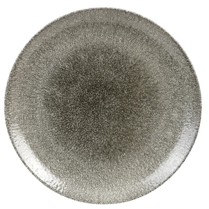 Studio Prints Raku Coupe Plate Quartz Black 11.25inch / 28.8cm 3 Studio Prints Raku Coupe Plate Quartz Black 11.25inch / 28.8cm