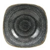 Studio Prints Homespun Charcoal Black Square Bowls 8inch / 20.7cm