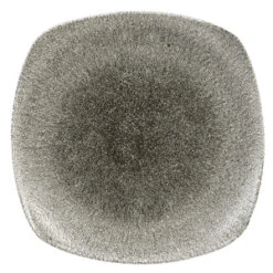 Studio Prints Raku Square Plates Quartz Black 10inch / 25.2cm