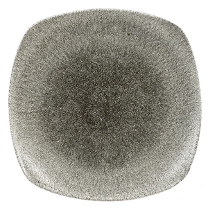 Studio Prints Raku Square Plates Quartz Black 10inch / 25.2cm 3 Studio Prints Raku Square Plates Quartz Black 10inch / 25.2cm
