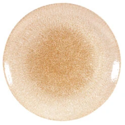 Studio Prints Raku Coupe Plate Garnet Orange 11.25inch / 28.8cm