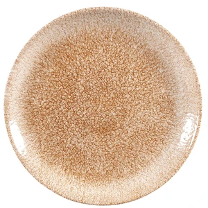 Studio Prints Raku Coupe Plate Garnet Orange 8.67inch / 21.7cm 3 Studio Prints Raku Coupe Plate Garnet Orange 8.67inch / 21.7cm