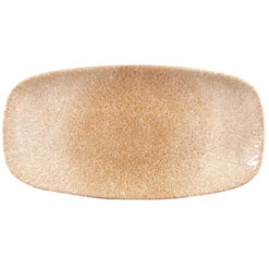 Studio Prints Raku Chef's Oblong Plate Garnet Orange 11.75inch / 29.8cm