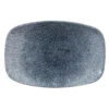 Studio Prints Raku Chef's Oblong Plate Topaz Blue 9.9inch / 23.7cm 2 Studio Prints Raku Chef's Oblong Plate Topaz Blue 9.9inch / 23.7cm -Churchill China 144229