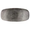 Studio Prints Raku Chef's Oblong Plate Quartz Black 10.6inch / 26.9cm 1 Studio Prints Raku Chef's Oblong Plate Quartz Black 10.6inch / 26.9cm -Churchill China 144265