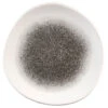 Studio Prints Raku Organic Round Plate Quartz Black 8.26inch / 21cm 2 Studio Prints Raku Organic Round Plate Quartz Black 8.26inch / 21cm -Churchill China 144271
