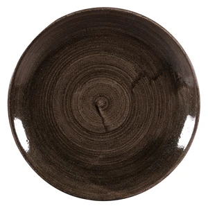 Churchill Stonecast Patina Iron Black Coupe Plates 11.25inch / 28.8cm 3 Churchill Stonecast Patina Iron Black Coupe Plates 11.25inch / 28.8cm