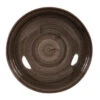 Churchill Stonecast Patina Iron Black Coupe Plates 8.5inch / 21.7cm