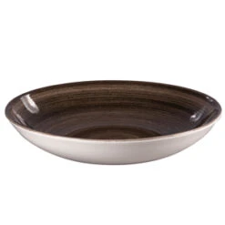 Churchill Stonecast Patina Iron Black Coupe Bowls 11.25inch / 24.8cm