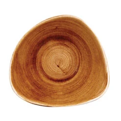 Churchill Stonecast Patina Vintage Copper Triangle Bowls 9.25inch / 23.5cm