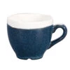 Churchill Monochrome Sapphire Blue Espresso Cups 3.5oz / 100ml -Churchill China 144549