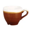Churchill Monochrome Cinnamon Brown Espresso Cups 3.5oz / 100ml -Churchill China 144569