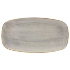 Churchill Stonecast Chefs Oblong Plate Peppercorn Grey 10.6" / 26.9cm