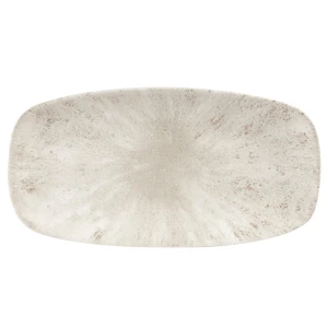 Studio Prints Stone Agate Grey Oblong Chefs Plate 11.75inch / 29.8cm 3 Studio Prints Stone Agate Grey Oblong Chefs Plate 11.75inch / 29.8cm