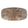 Studio Prints Stone Zircon Brown Oblong Chefs Plate 11.75inch / 29.8cm 1 Studio Prints Stone Zircon Brown Oblong Chefs Plate 11.75inch / 29.8cm -Churchill China 150133