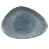 Studio Prints Raku Chefs Triangle Plates Topaz Blue 14" / 35.6cm -Churchill China 151089