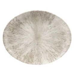 Studio Prints Stone Oval Plate Agate Grey 12.5inch / 31.7cm