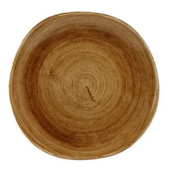 Churchill Stonecast Patina Vintage Copper Organic Round Plate 10.5inch / 26.4cm