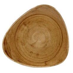 Churchill Stonecast Patina Vintage Copper Triangle Plate 12.25inch / 31.1cm