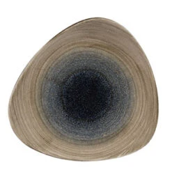 Churchill Stonecast Aqueous Bayou Triangle Bowl 9.25inch / 23.5cm