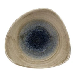 Churchill Stonecast Aqueous Bayou Triangle Bowl 7.25inch / 18.5cm