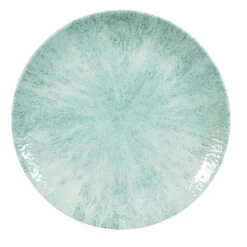 Churchill Studio Prints Stone Aquamarine Coupe Plate 8.25inch / 21.7cm